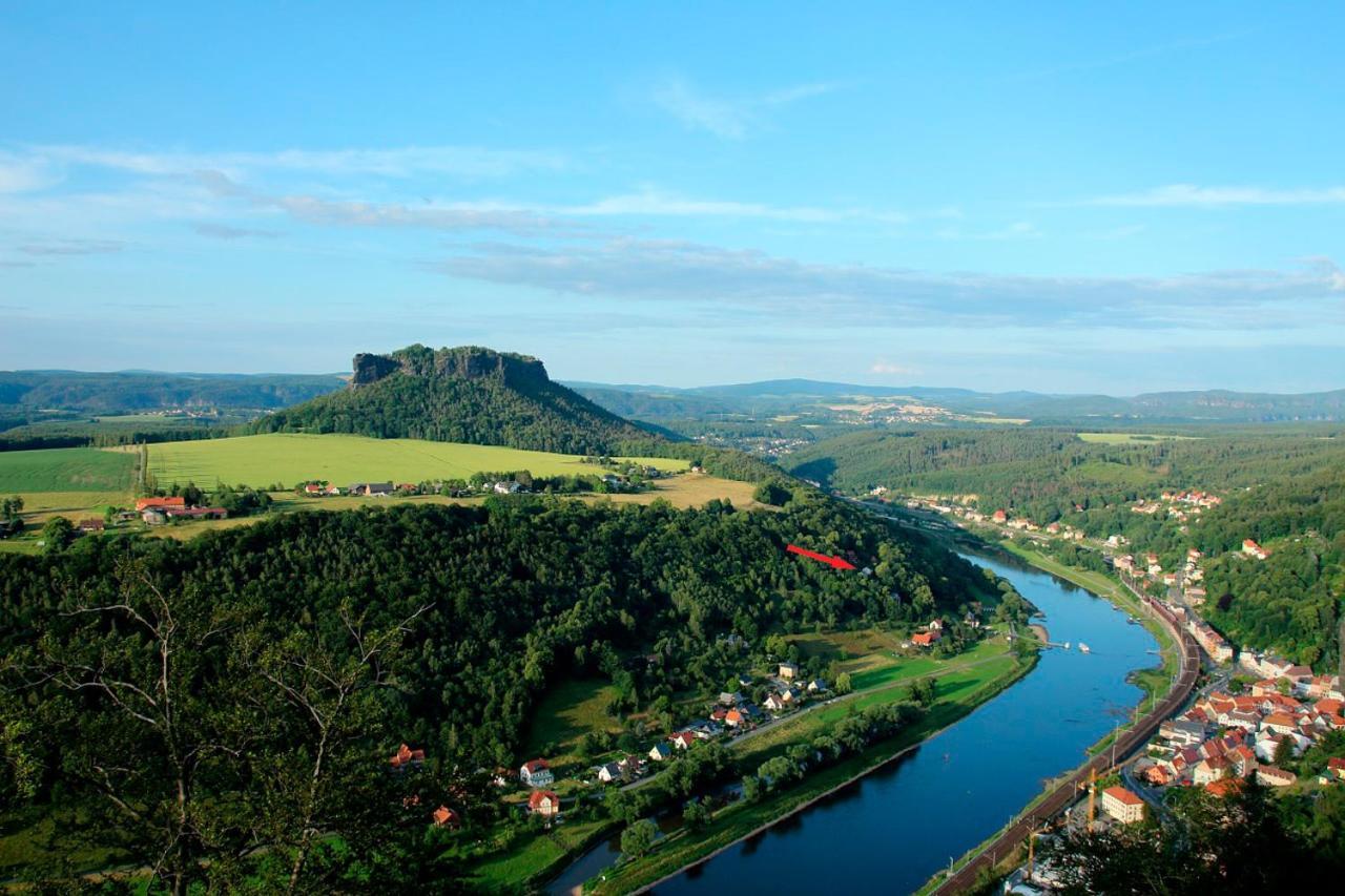 Luxusboofe - Ferienhaus Am Lilienstein ケーニッヒスシュタイン・アン・デ・エルベ エクステリア 写真